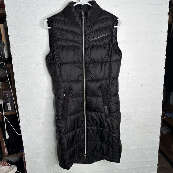 Cavallo Gella Long Padded Vest Black 6 Equestrian Chic Quiet Luxury Athleisure - Picture 4 of 13